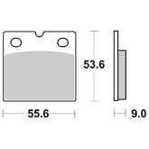 Pastiglie Freno Anteriori/Posteriori  SBS LS APRILIA-BMW-DUCATI per BMW K 100 RS 1983-1988, set per 1 disco